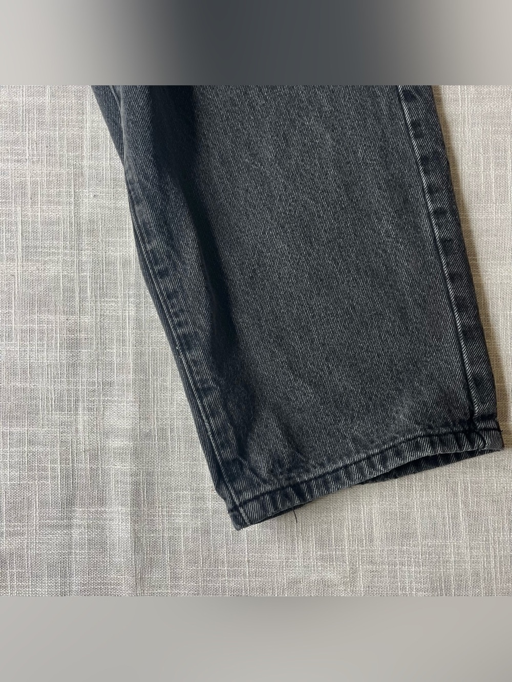 90s GIRL Skater Baggy Jeans Black Denim - Picture 8 of 13